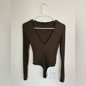 Olivaceous bodysuit
